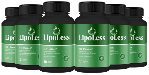 Lipoless Lipo Less six bottle weight loss discount package